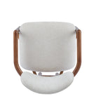 - Chaises de salle à manger Harper Mordern rembourrées en bois d'hévéa (lot de 2)
