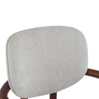- Chaises de salle à manger Harper Mordern rembourrées en bois d'hévéa (lot de 2)