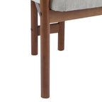 - Chaises de salle à manger Harper Mordern rembourrées en bois d'hévéa (lot de 2)