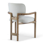 - Chaises de salle à manger Harper Mordern rembourrées en bois d'hévéa (lot de 2)