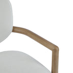 - Chaises de salle à manger Harper Mordern rembourrées en bois d'hévéa (lot de 2)