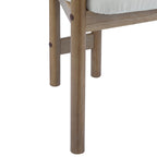 - Chaises de salle à manger Harper Mordern rembourrées en bois d'hévéa (lot de 2)