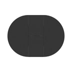 Table à manger ronde moderne avec plateau extensible et piètement en X pour les dîners de famille, les petits espaces et les aménagements multi-scènes