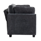 111.42 Canapé trois places en chenille