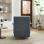 30,31 € Fauteuil d'appoint pivotant rembourré en mélange de lin