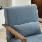 30,31 € Fauteuil d'appoint pivotant rembourré en mélange de lin