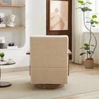 30,31 € Fauteuil d'appoint pivotant rembourré en mélange de lin