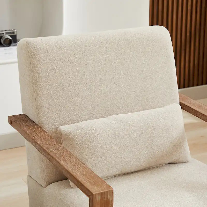 30,31 € Fauteuil d'appoint pivotant rembourré en mélange de lin