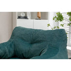 Pouf géant en tissu doux Coton et Lin avec rembourrage en mousse à mémoire de forme