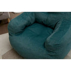 Pouf géant en tissu doux Coton et Lin avec rembourrage en mousse à mémoire de forme