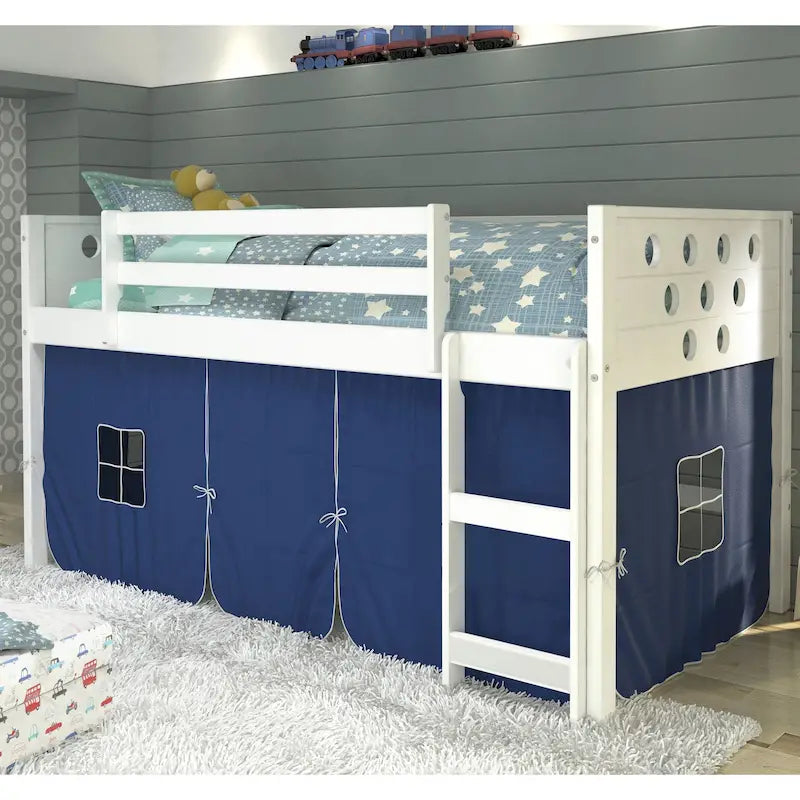 Lit mezzanine blanc "Twin Circles Low Tent"