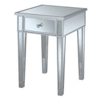 Table d'appoint à 1 tiroir avec miroir Gold Coast