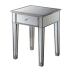Table d'appoint à 1 tiroir avec miroir Gold Coast