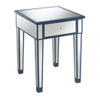 Table d'appoint à 1 tiroir avec miroir Gold Coast