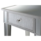 Table d'appoint à 1 tiroir avec miroir Gold Coast