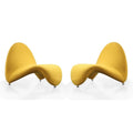 Fauteuil d'appoint en mélange de laine MoMa (lot de 2)