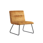 Chaise d'appoint Cosmo en tissu sans accoudoirs