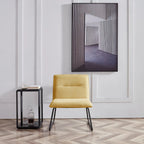 Chaise d'appoint Cosmo en tissu sans accoudoirs