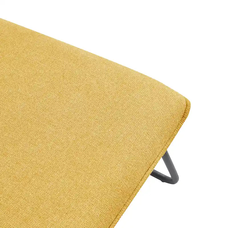 Chaise d'appoint Cosmo en tissu sans accoudoirs