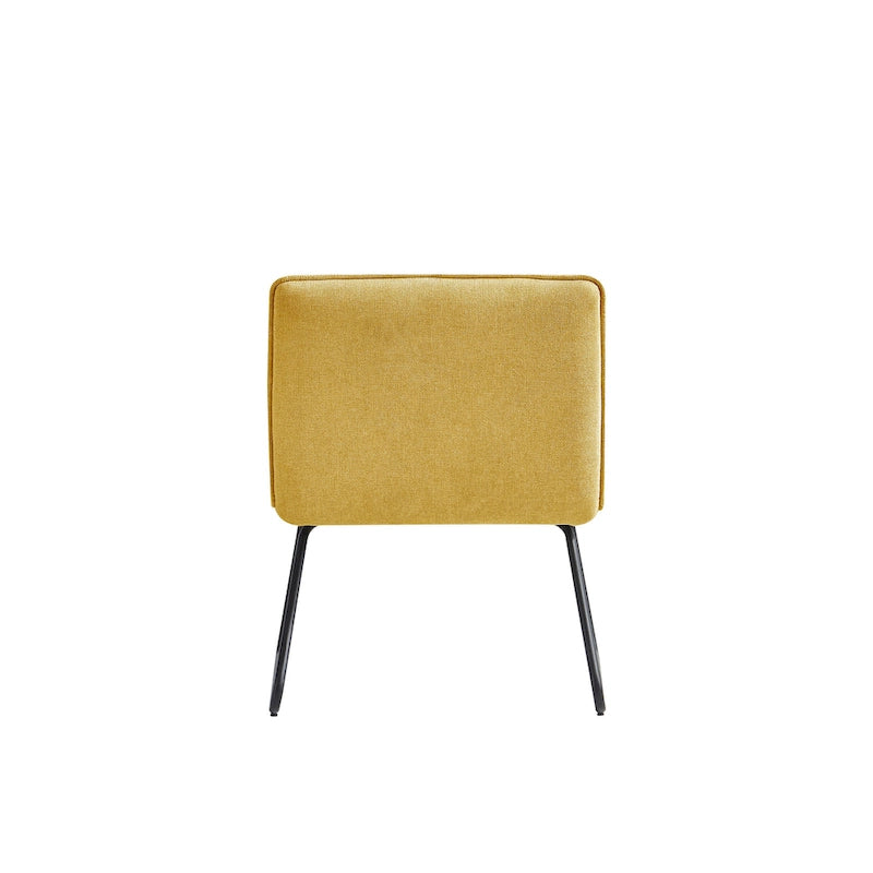 Chaise d'appoint Cosmo en tissu sans accoudoirs