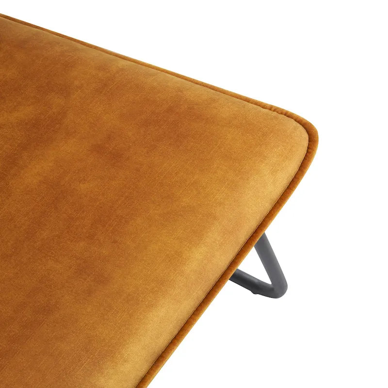 Chaise d'appoint Cosmo en tissu sans accoudoirs