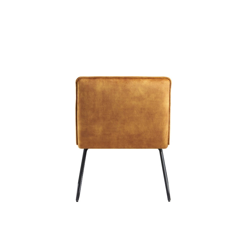 Chaise d'appoint Cosmo en tissu sans accoudoirs