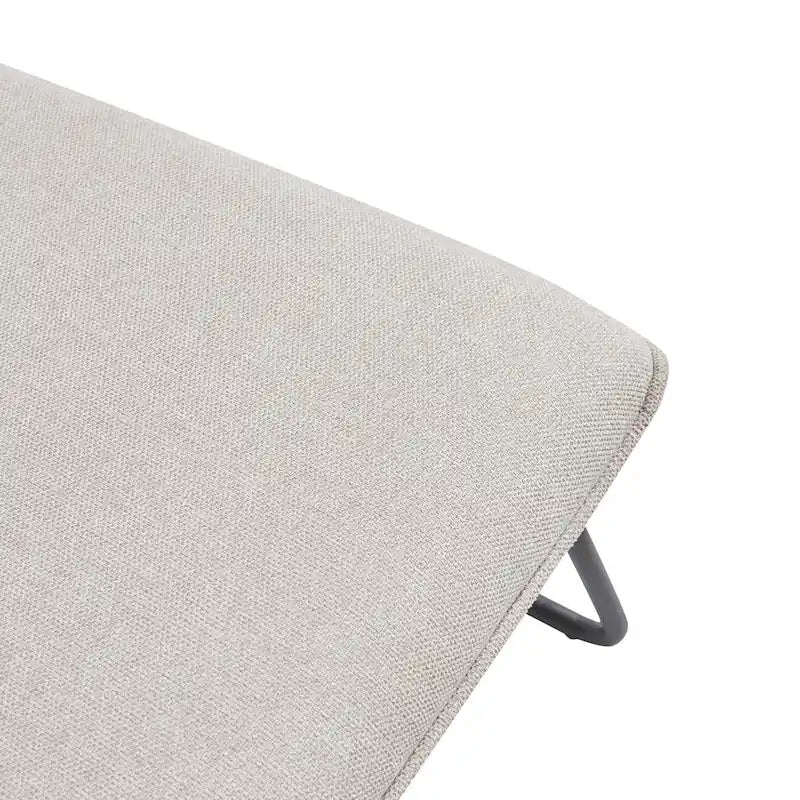 Chaise d'appoint Cosmo en tissu sans accoudoirs
