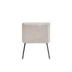 Chaise d'appoint Cosmo en tissu sans accoudoirs