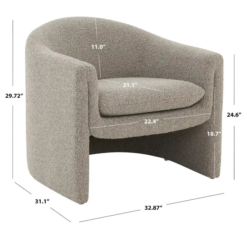 Fauteuil rembourré - 33 pouces de large x 31 pouces de profondeur x 30 pouces de haut