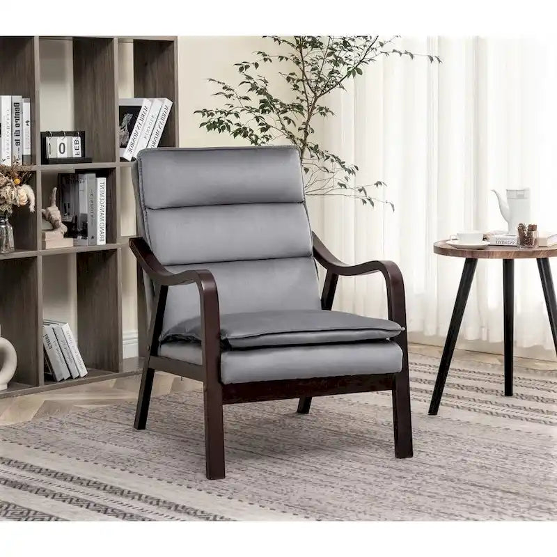 Fauteuil large en velours 24.8