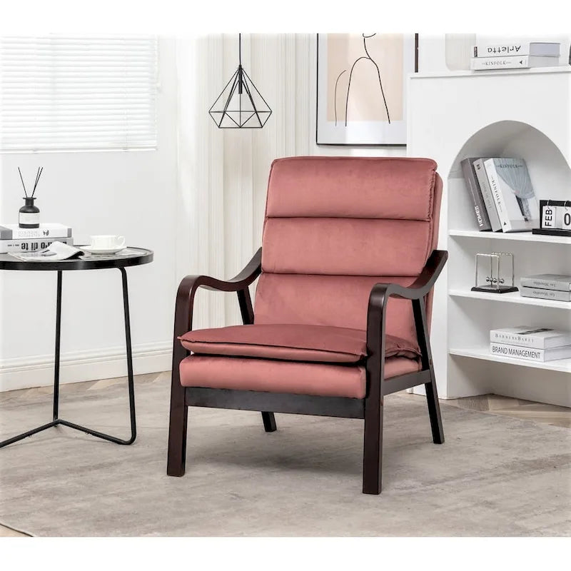 Fauteuil large en velours 24.8