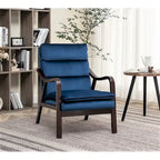 Fauteuil large en velours 24.8