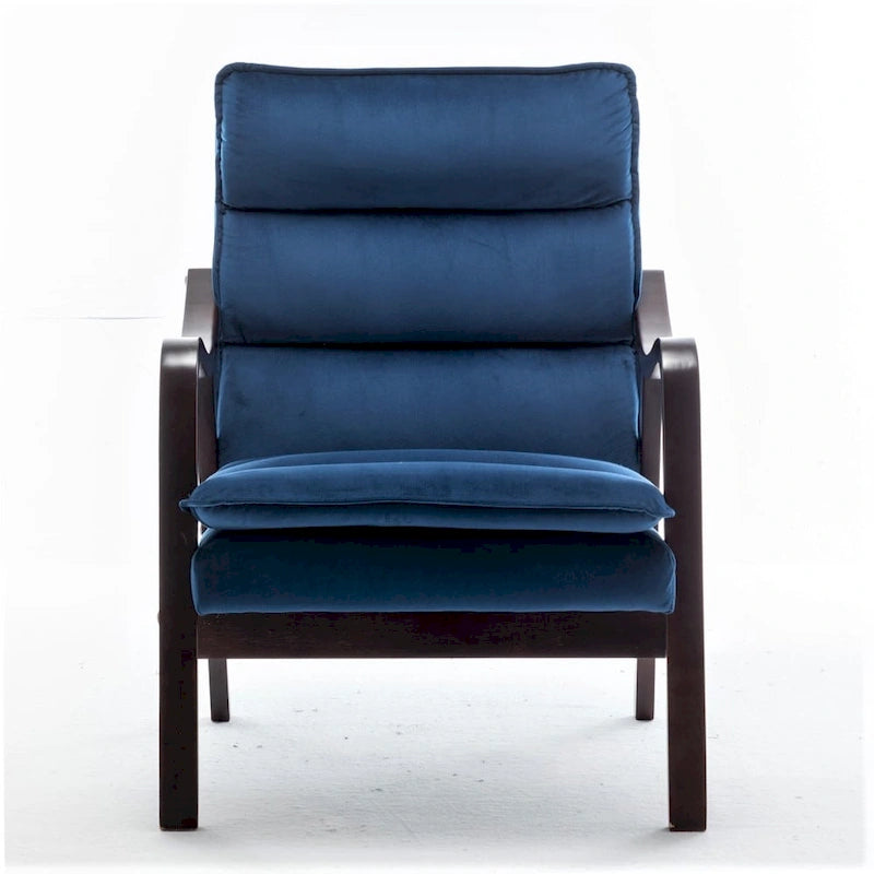 Fauteuil large en velours 24.8