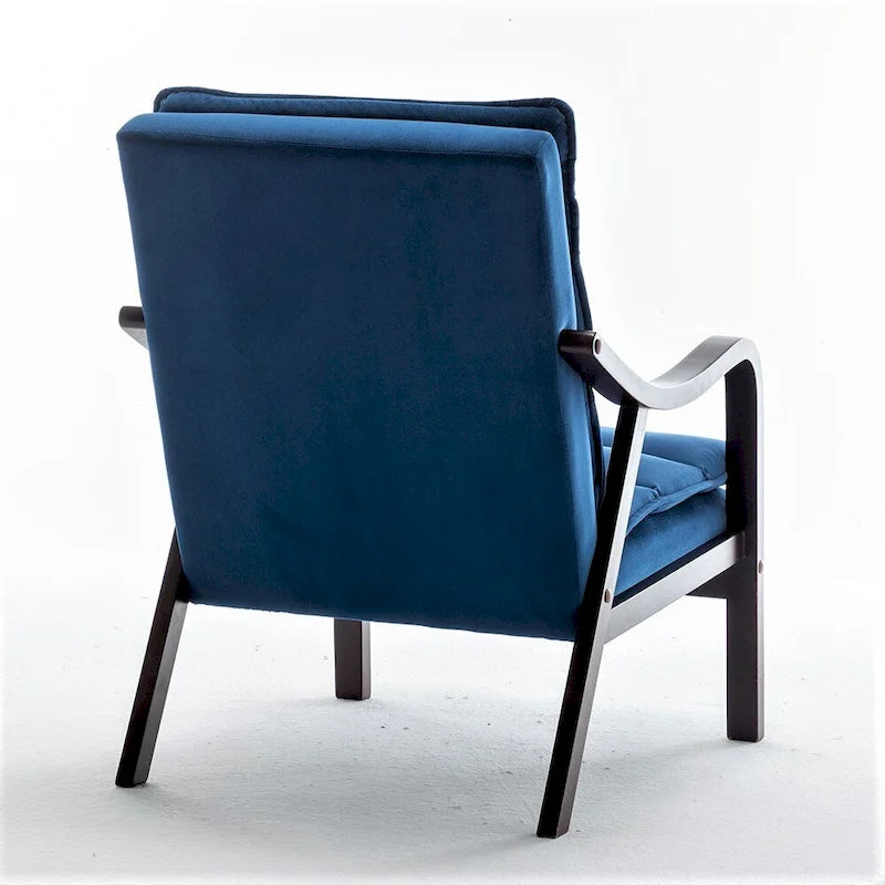 Fauteuil large en velours 24.8