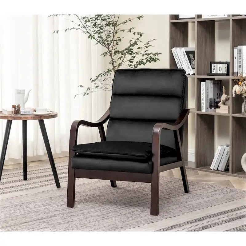Fauteuil large en velours 24.8