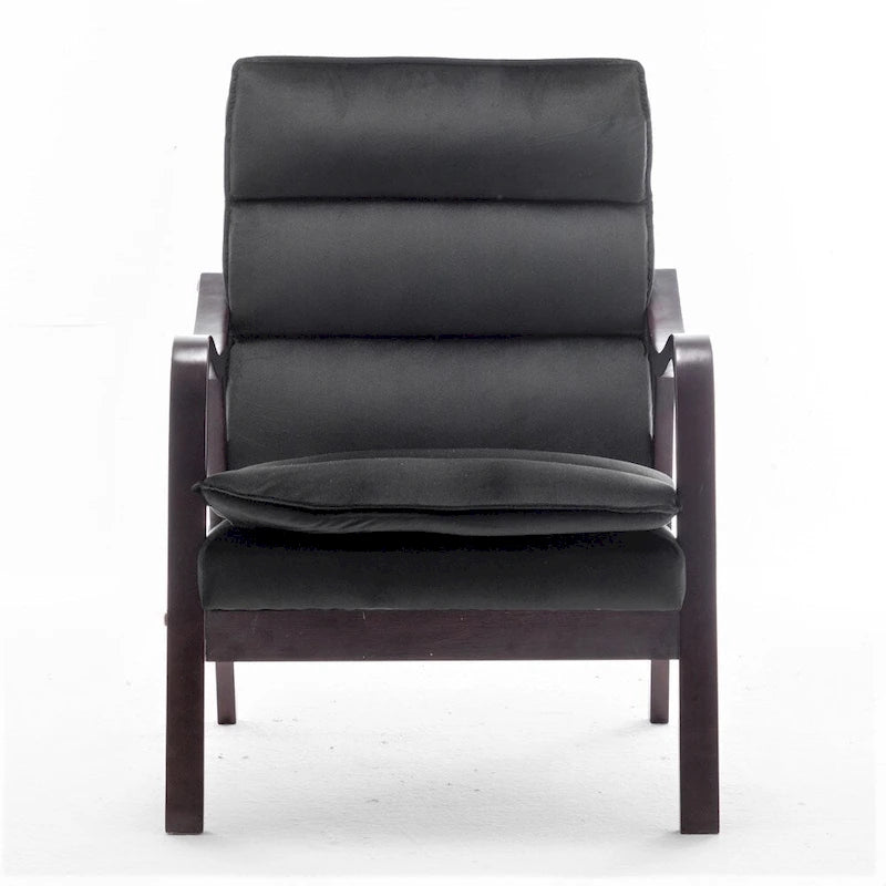 Fauteuil large en velours 24.8
