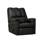 Fauteuil inclinable à bascule Darcy contemporain noir