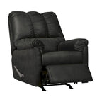 Fauteuil inclinable à bascule Darcy contemporain noir