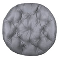 Coussin de remplacement épais et moelleux en microsuède uni pour fauteuil Papasan