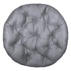 Coussin de remplacement épais et moelleux en microsuède uni pour fauteuil Papasan