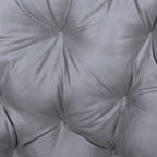 Coussin de remplacement épais et moelleux en microsuède uni pour fauteuil Papasan
