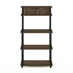 Étagère de rangement sans outil Turn-N-Tube avec armoire supérieure