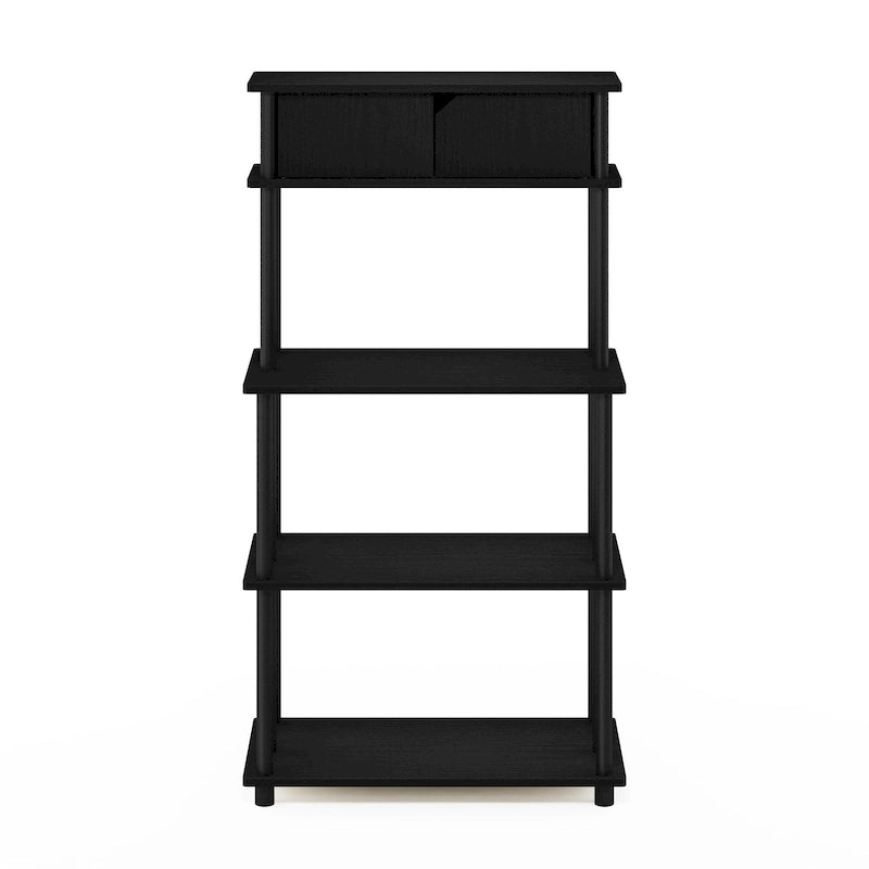 Étagère de rangement sans outil Turn-N-Tube avec armoire supérieure