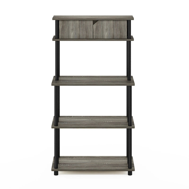 Étagère de rangement sans outil Turn-N-Tube avec armoire supérieure