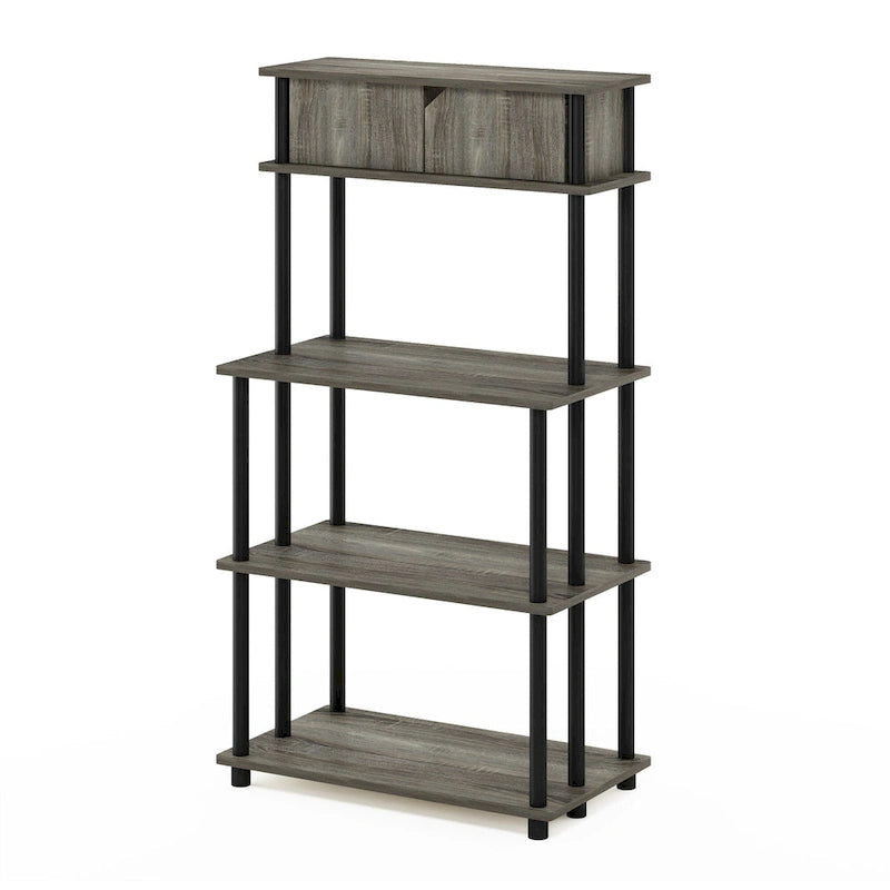 Étagère de rangement sans outil Turn-N-Tube avec armoire supérieure