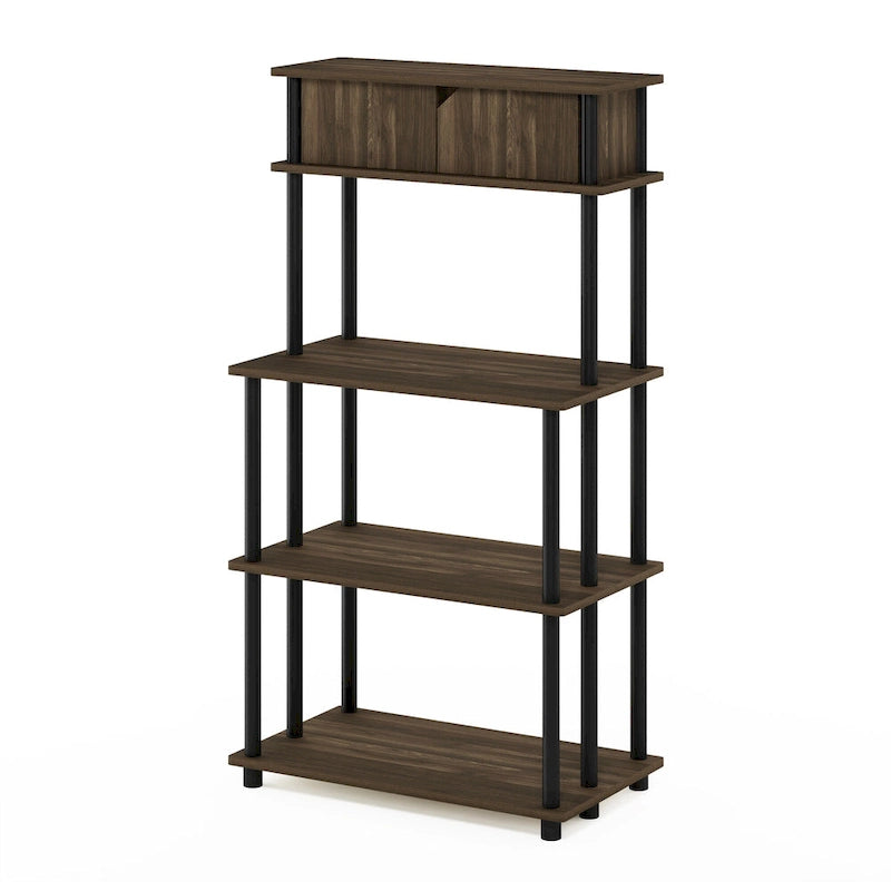 Étagère de rangement sans outil Turn-N-Tube avec armoire supérieure