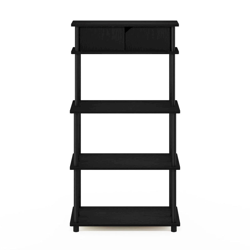 Étagère de rangement sans outil Turn-N-Tube avec armoire supérieure