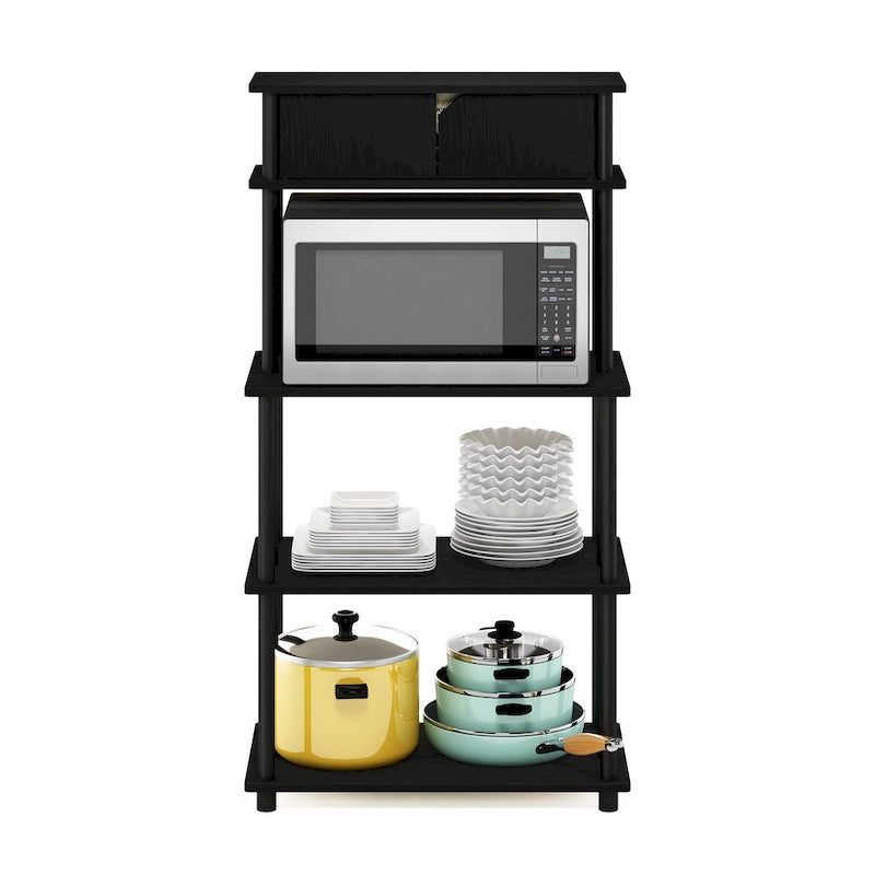Étagère de rangement sans outil Turn-N-Tube avec armoire supérieure