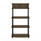 Étagère de rangement sans outil Turn-N-Tube avec armoire supérieure
