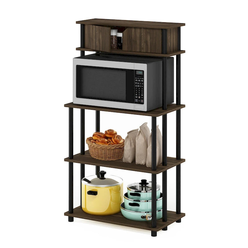 Étagère de rangement sans outil Turn-N-Tube avec armoire supérieure